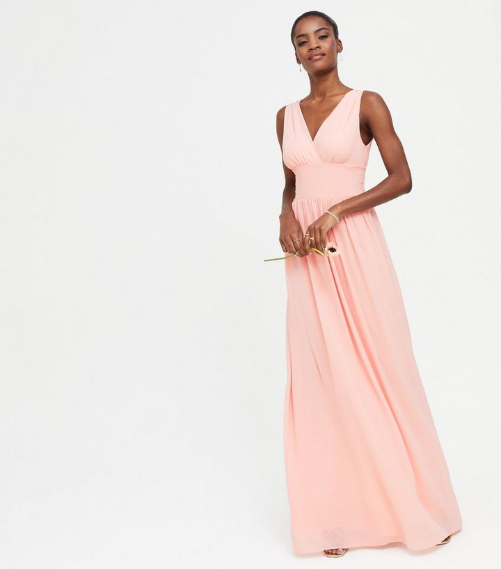 Pink Sleeveless Maxi Dress | atelier-yuwa.ciao.jp