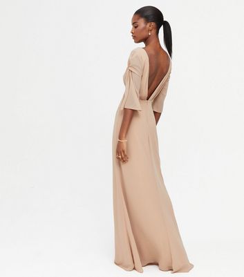 strappy back maxi dress