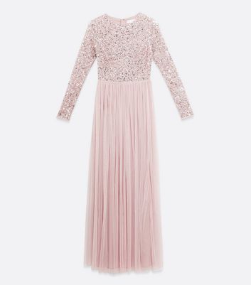 Maya tall long sleeve maxi dress shop