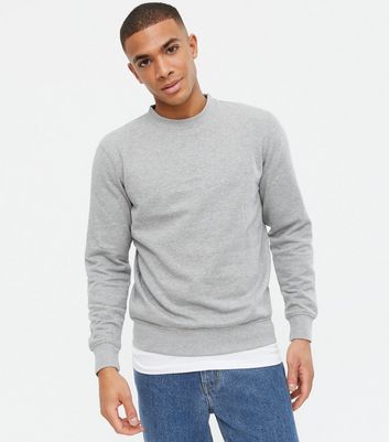 light grey crew neck