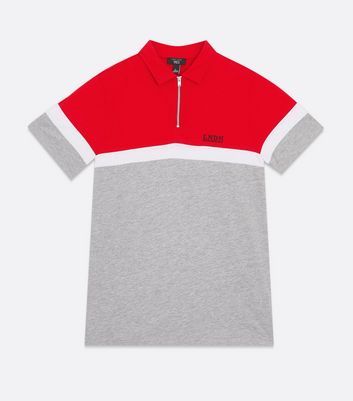 boys gray polo