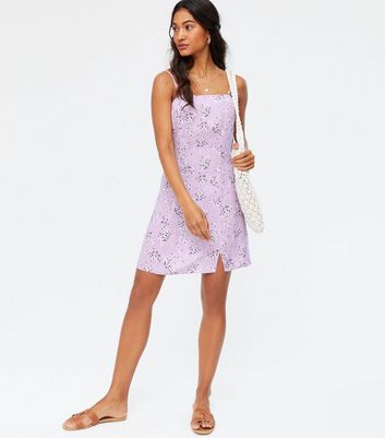 new look lilac floral dress