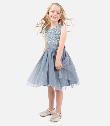 Girls sequin dress on sale uk