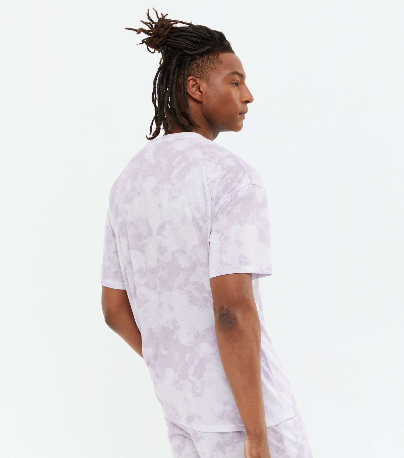 Lilac Tie Dye T-Shirt Image 4