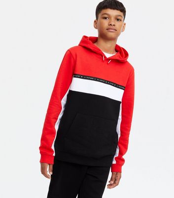 Boys red hot sale zipper hoodie