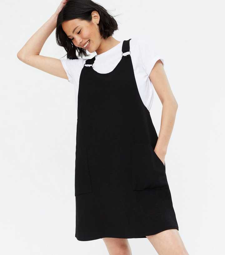 Black Pinafore Dress Classic Corduroy Pinafore Dress (Black) — free download