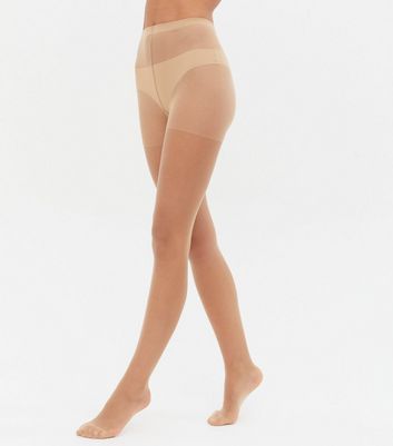 3 Pack Light Brown 15 Denier Sheer Matt 