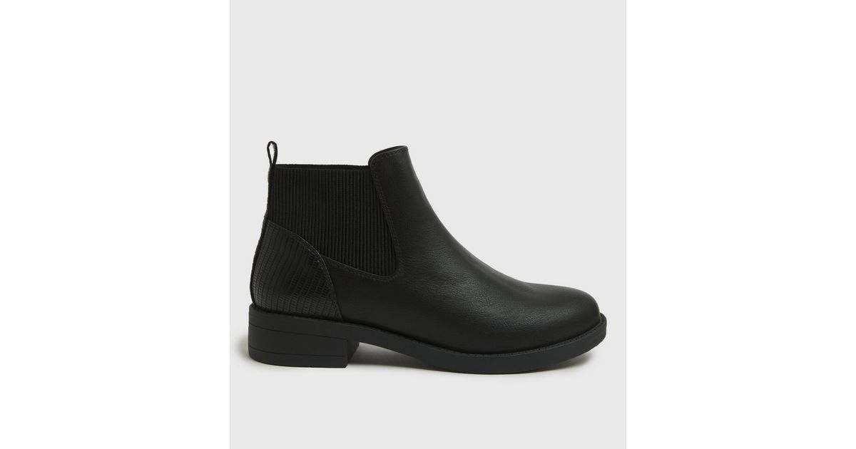 round toe chelsea boots womens