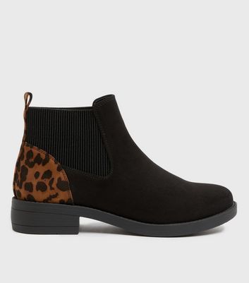 Leopard boots 2025 new look