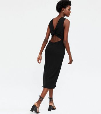 open back dress midi