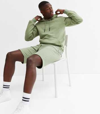 Only & Sons Light Green Jersey Shorts