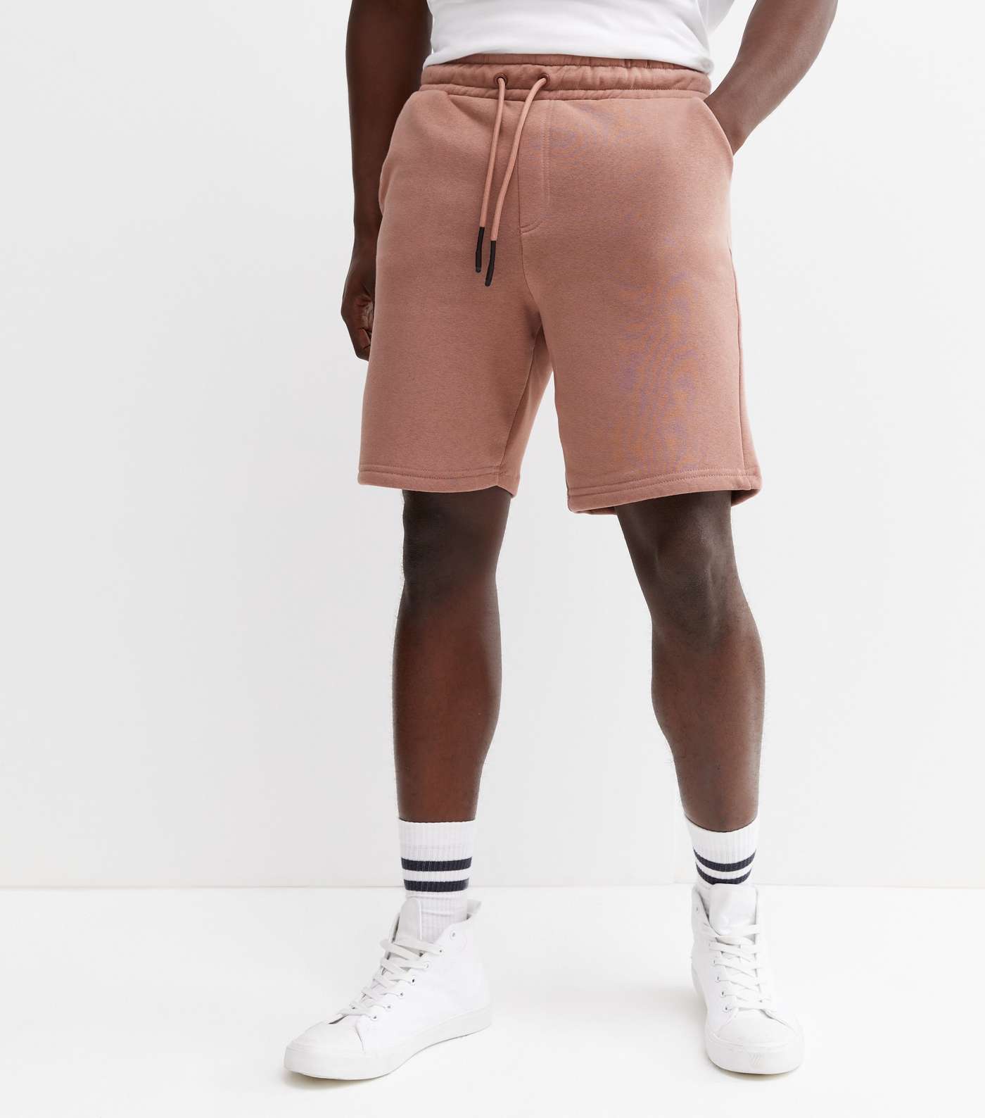 Only & Sons Mid Pink Jersey Shorts Image 2