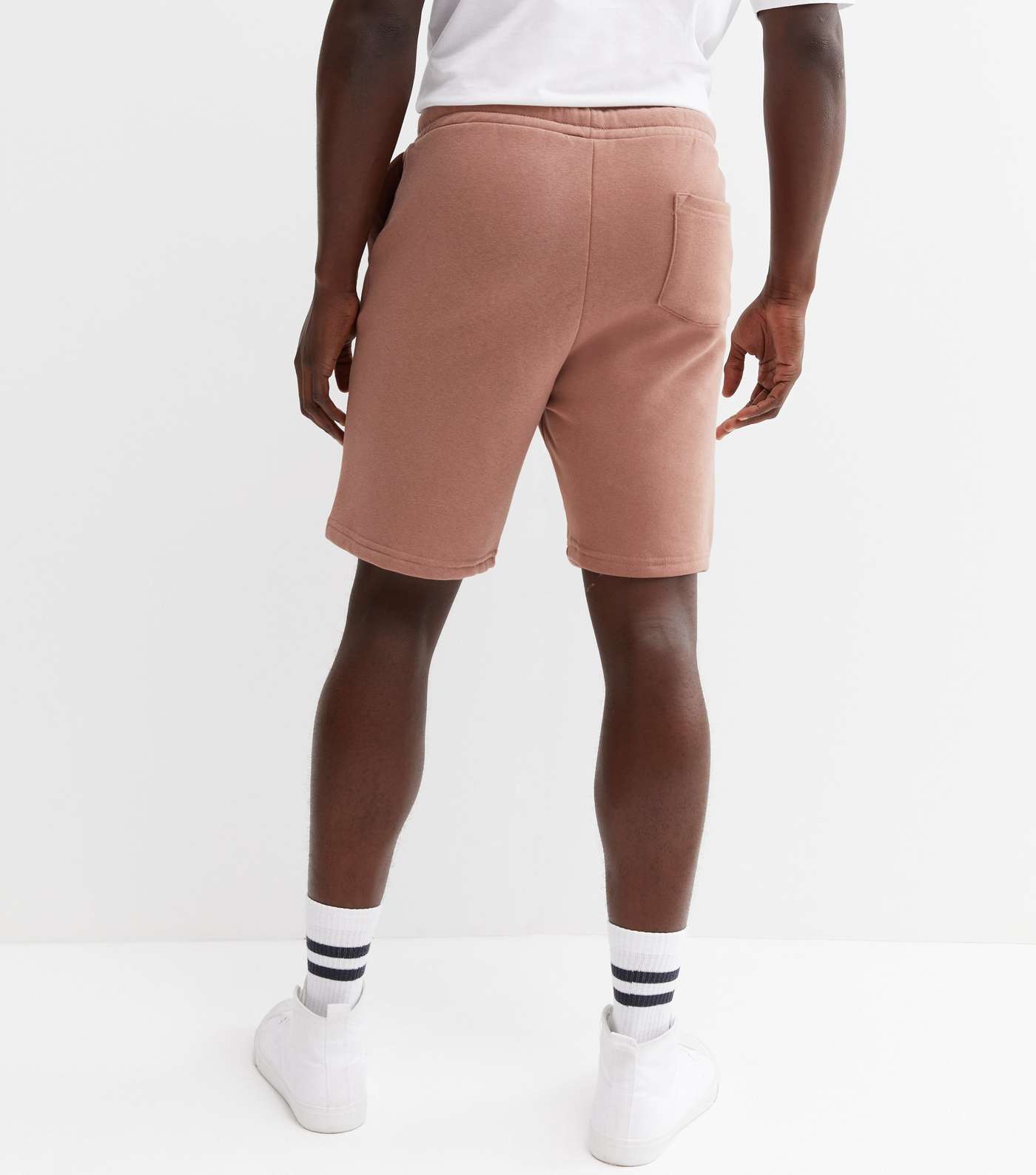 Only & Sons Mid Pink Jersey Shorts Image 4