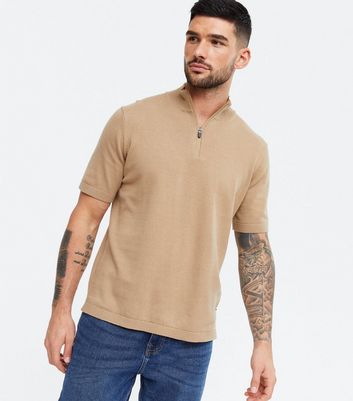 \u0026 Sons Stone Knit High Neck T-Shirt 