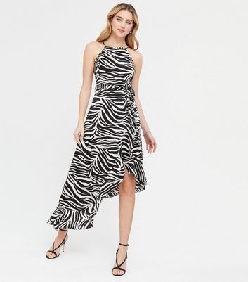 New look zebra midi hot sale dress