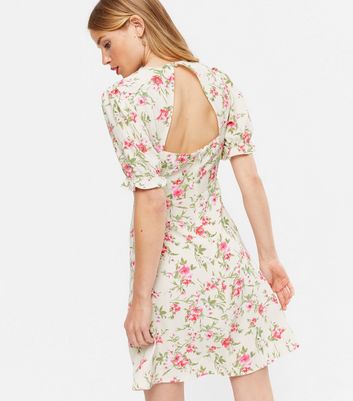 Puff Sleeve Mini Dress 