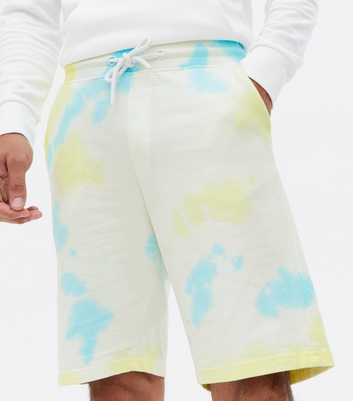 Only & Sons Blue Tie Dye Jersey Shorts