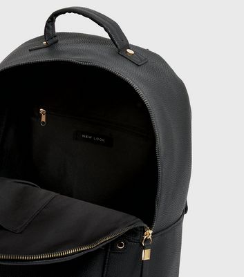 Leather backpack deals new look