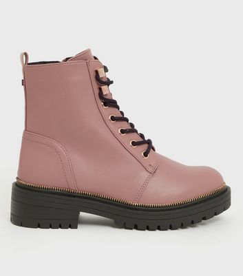 Pink boots hotsell new look