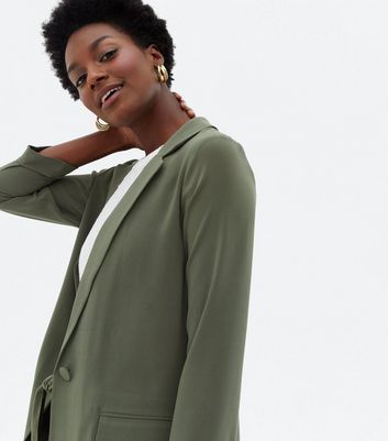 4 Sleeve Lightweight Button Blazer 