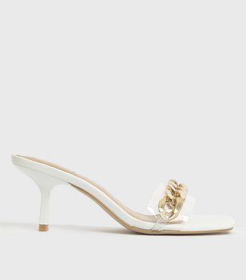 Clear kitten best sale heel shoes