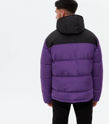 mens purple down jacket