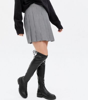 tie back over the knee boots