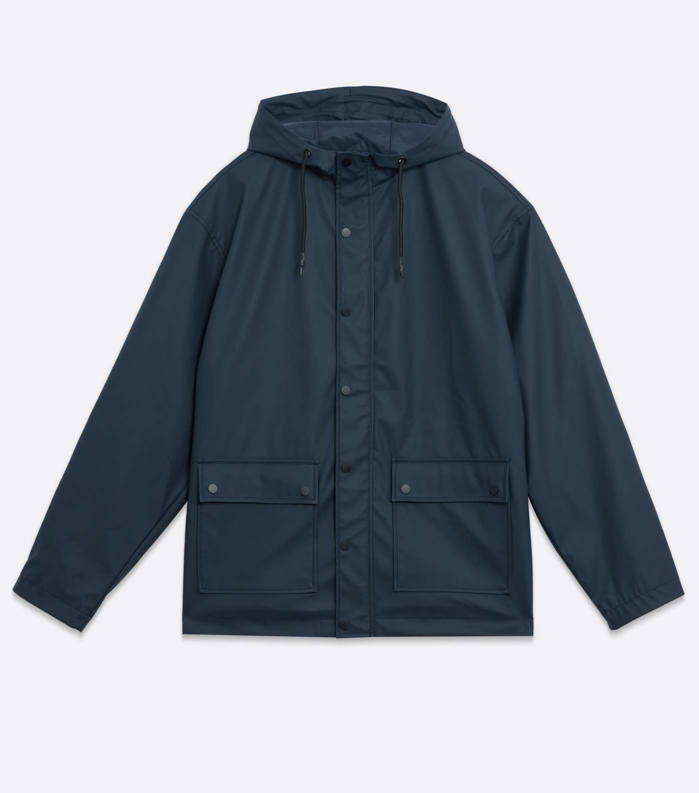 Navy Pocket Front Hooded Anorak Image 5