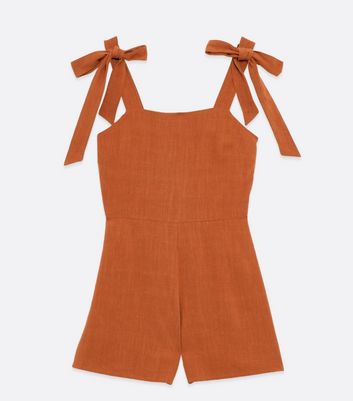 tie strap playsuit