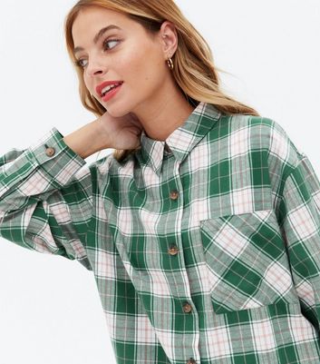 checked shirt womens new look