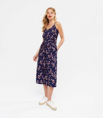 flamingo print jumpsuit