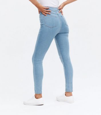 Damen Bekleidung Blue Light Wash High Waist Hallie Super Skinny Jeans