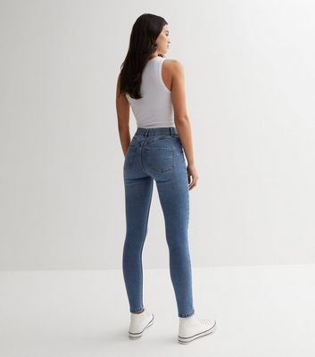 Blue Mid Rise 'Lift \u0026 Shape' Emilee 