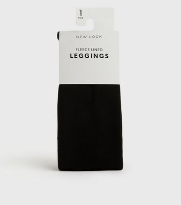 Maternity Black Fleece Lined Leggings | New Look