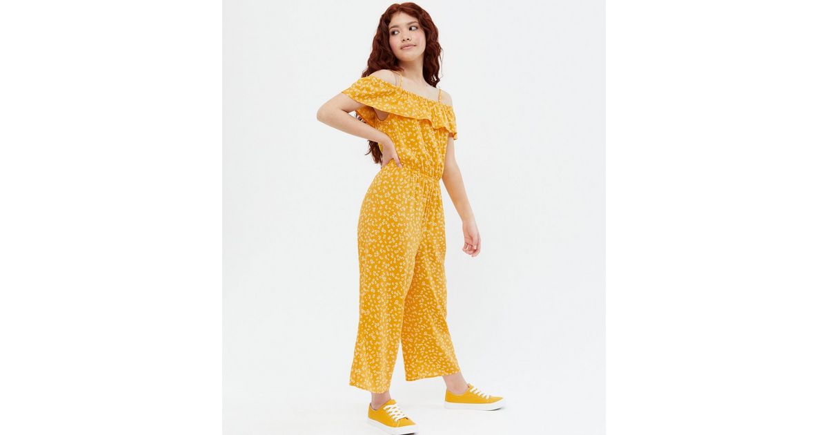 yellow jumpsuit for girls