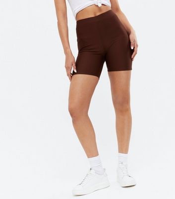 brown bike shorts