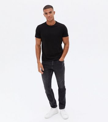 Black Short Sleeve Crew Neck T-Shirt | New Look