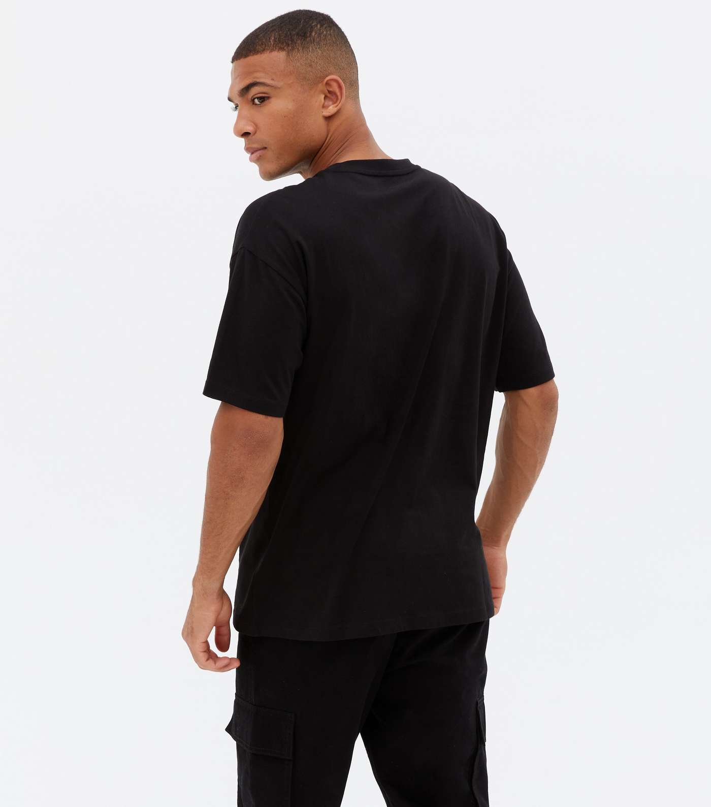 Black Oversized T-Shirt Image 4