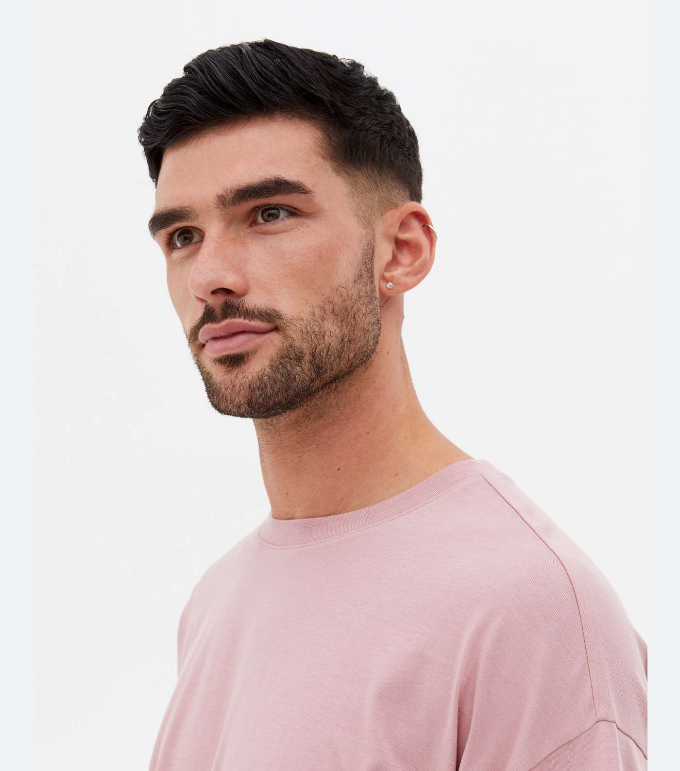 Mid Pink Oversized T-Shirt Image 3