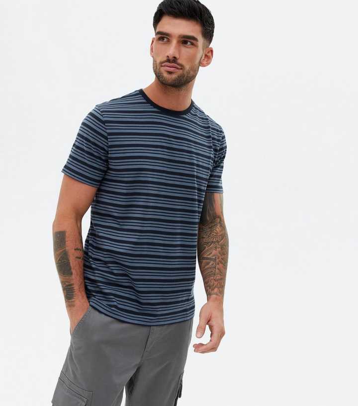 new look mens striped t shirt