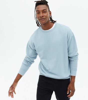 Pale Blue Crew Neck Long Sleeve 