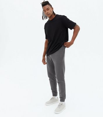 Dark grey joggers cheap mens outfit