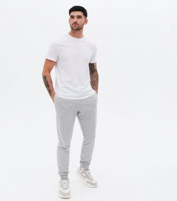 grey marl basic joggers