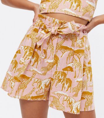 High waisted hot sale safari shorts