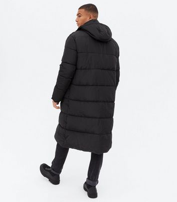 Spindle Mens High Quality Hooded Padded Long Puffer Coat Winter Longline  Jacket | eBay