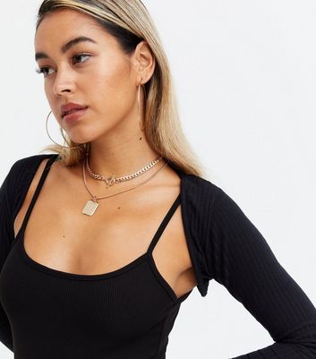 black shrug new look