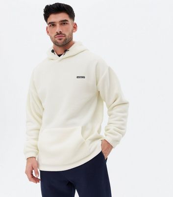 white drawstring hoodie
