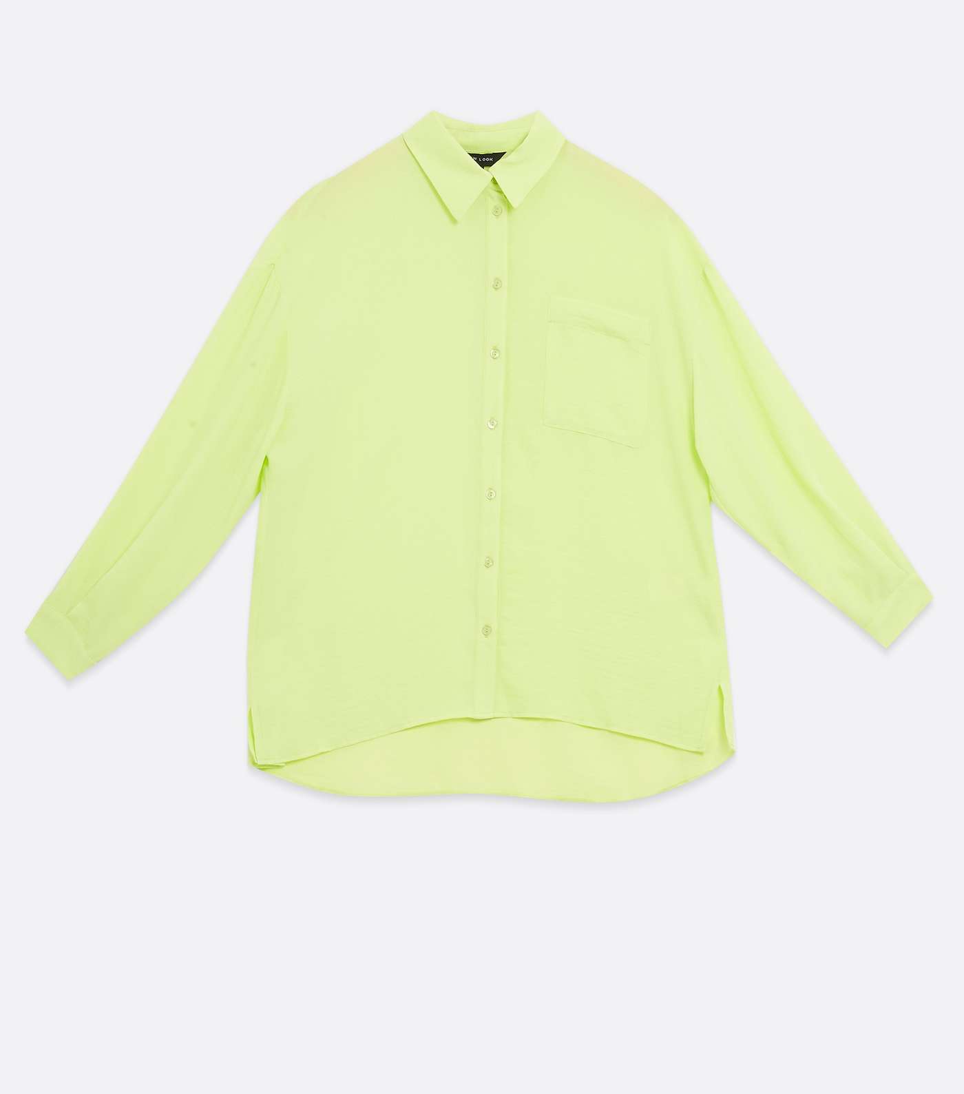 Green Long Sleeve Oversized Shirt Image 5