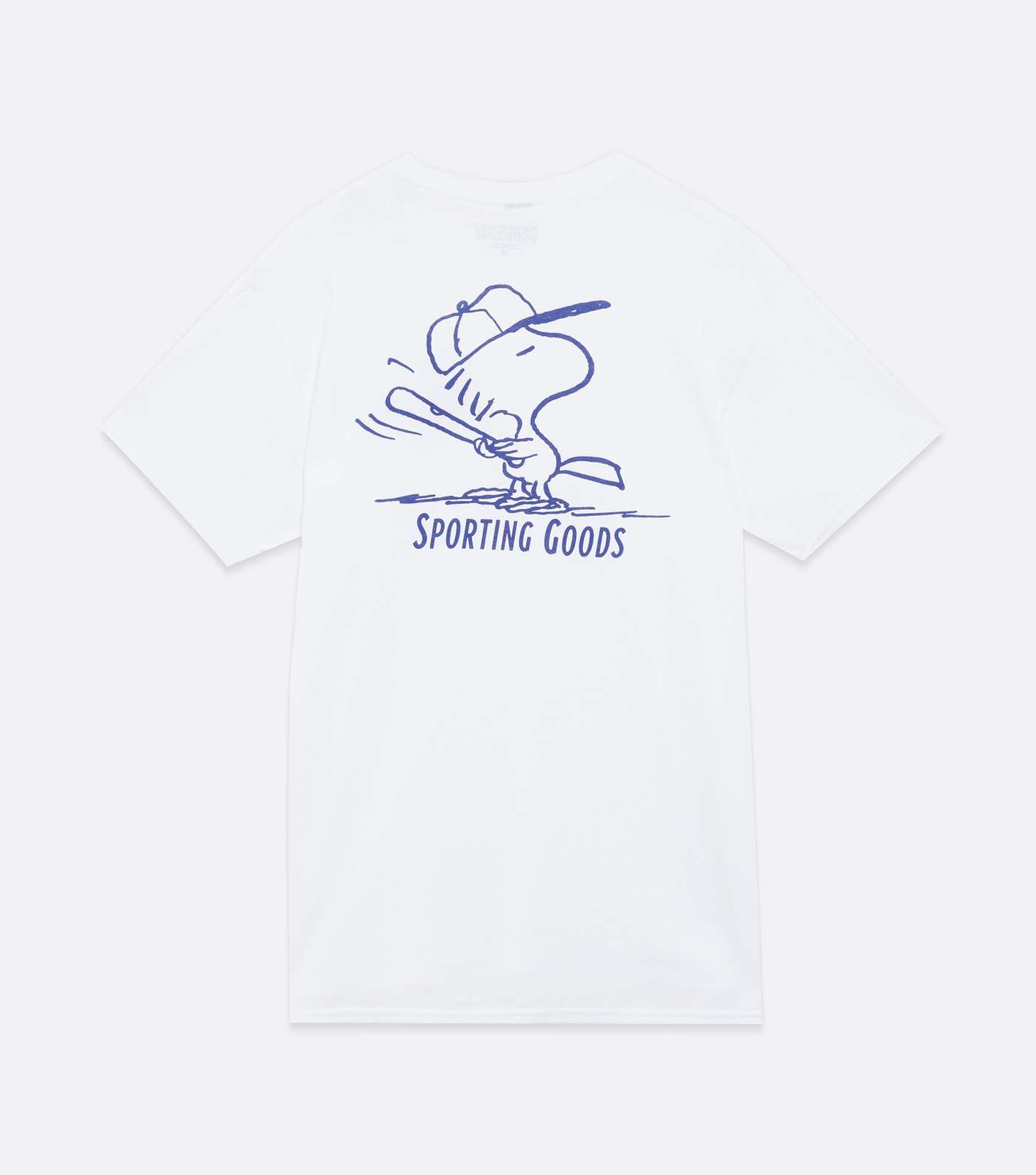 White Peanuts Sporting Goods Back Logo T-Shirt Image 6