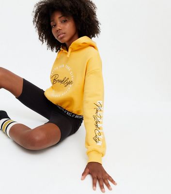 new look yellow hoodie